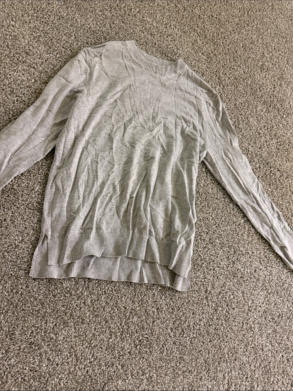 H&M Light Gray Crewneck Sweater